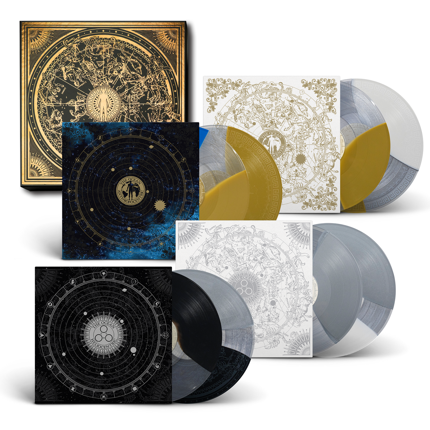 The Ocean "THE OCEAN - Heliocentric / Anthropocentric 8LP Boxset" Dawkins Edition Boxset